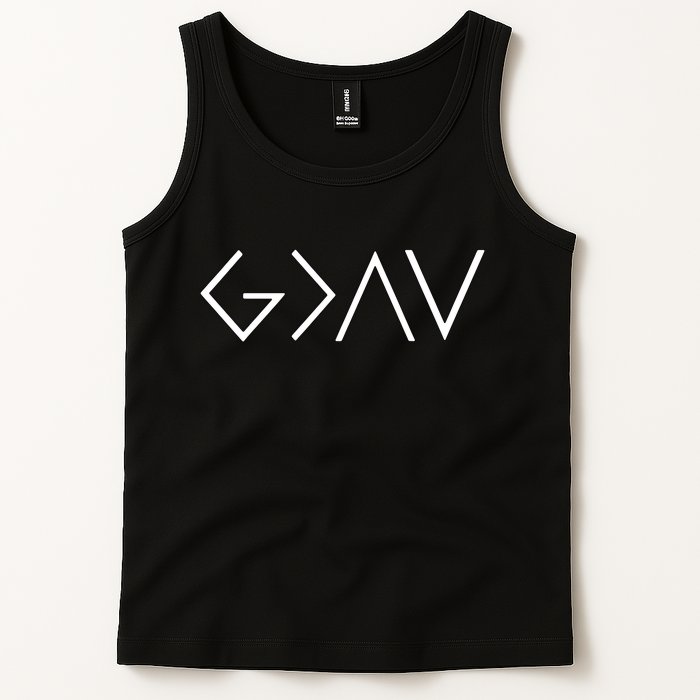 Christian God Is Greater Than The Highs And Lows Tank Top