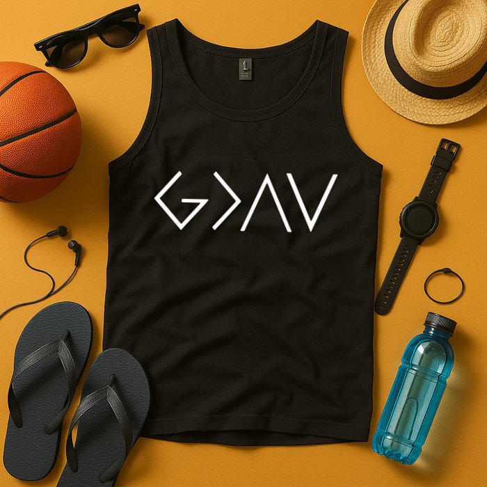 Christian God Is Greater Than The Highs And Lows Tank Top