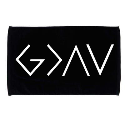 Christian God Is Greater Than The Highs And Lows Microfiber Hand Towel
