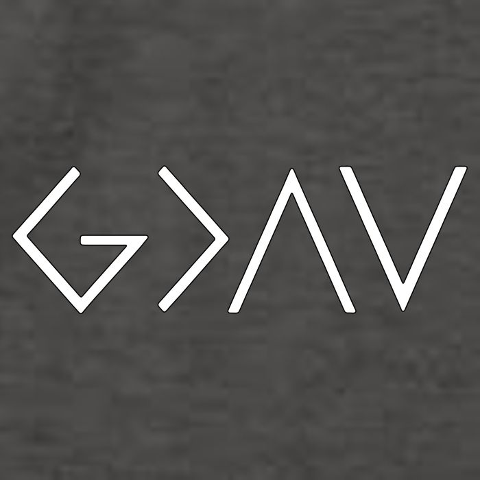 Christian God Is Greater Than The Highs And Lows Vector Backpack