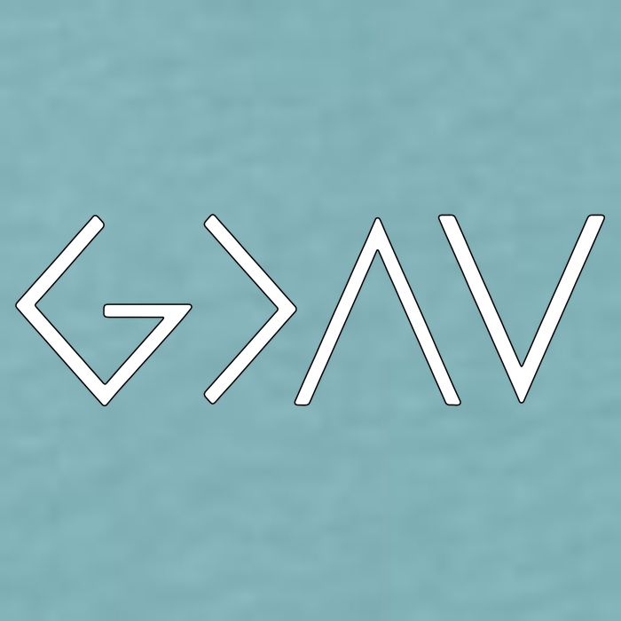 Christian God Is Greater Than The Highs And Lows Sueded Cloud Jersey T-Shirt
