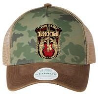 Classic Guitar I Know ItS Only Rock And Roll Crest Cute Gift Legacy Tie Dye Trucker Hat