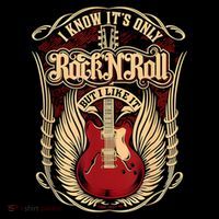 Classic Guitar I Know ItS Only Rock And Roll Crest Cute Gift Sustainable Bucket Hat