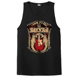 Classic Guitar I Know ItS Only Rock And Roll Crest Cute Gift PosiCharge Competitor Tank