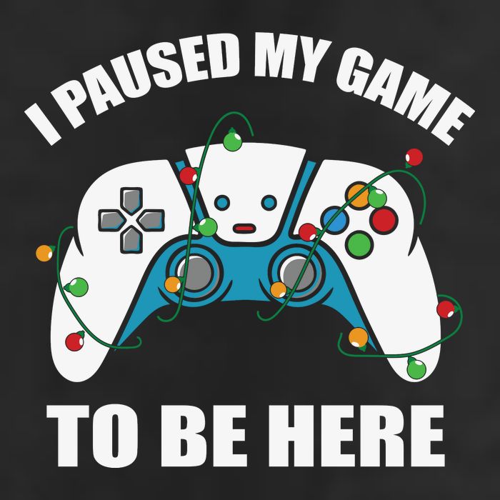 Christmas Gamer I Paused My Game To Be Here Adult Drive Performance Visor