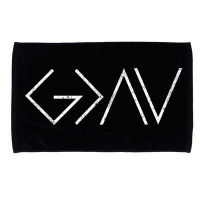 Christian God Is Greater Than The Highs And Lows Gift Microfiber Hand Towel