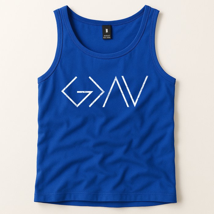 Christian God Is Greater Than The Highs And Lows Gift Tank Top