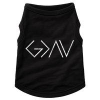 Christian God Is Greater Than The Highs And Lows Gift Doggie Tank