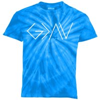 Christian God Is Greater Than The Highs And Lows Gift Kids Tie-Dye T-Shirt