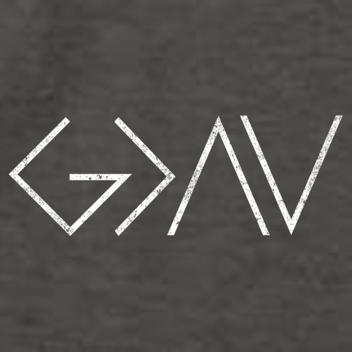 Christian God Is Greater Than The Highs And Lows Gift Vector Backpack