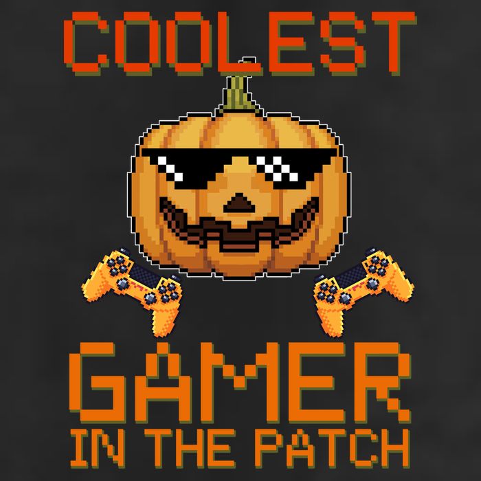 Coolest Gamer In The Patch Pumpkin Halloween Cool Comfort Performance Bucket Hat