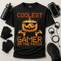 Coolest Gamer In The Patch Pumpkin Halloween Performance Shirt