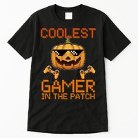 Coolest Gamer In The Patch Pumpkin Halloween Tall T-Shirt