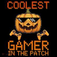 Coolest Gamer In The Patch Pumpkin Halloween Sustainable Bucket Hat