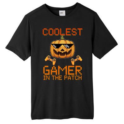 Coolest Gamer In The Patch Pumpkin Halloween Tall Fusion ChromaSoft Performance T-Shirt