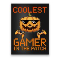 Coolest Gamer In The Patch Pumpkin Halloween Poster
