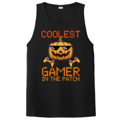 Coolest Gamer In The Patch Pumpkin Halloween PosiCharge Competitor Tank