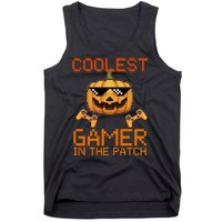 Coolest Gamer In The Patch Pumpkin Halloween Tank Top