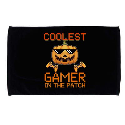 Coolest Gamer In The Patch Pumpkin Halloween Microfiber Hand Towel