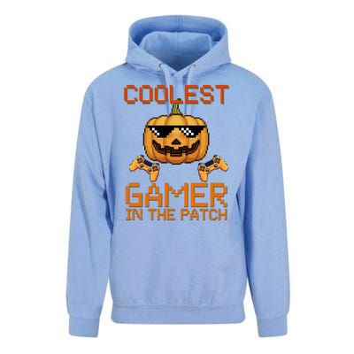 Coolest Gamer In The Patch Pumpkin Halloween Unisex Surf Hoodie