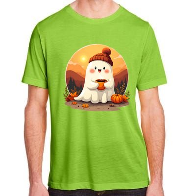 Cute Ghost Ing Boo Ghost Ing Coffee Halloween Meaningful Gift Adult ChromaSoft Performance T-Shirt