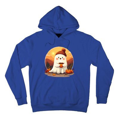 Cute Ghost Ing Boo Ghost Ing Coffee Halloween Meaningful Gift Hoodie