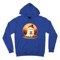 Cute Ghost Ing Boo Ghost Ing Coffee Halloween Meaningful Gift Tall Hoodie