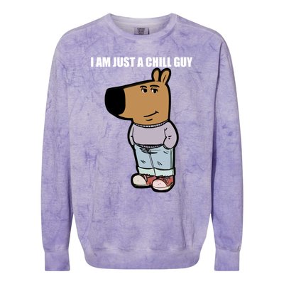 Chill Guy Colorblast Crewneck Sweatshirt