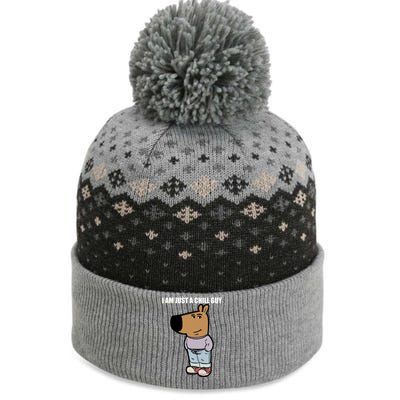 Chill Guy The Baniff Cuffed Pom Beanie