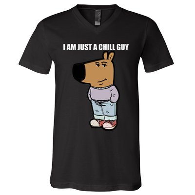 Chill Guy V-Neck T-Shirt