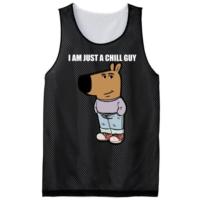 Chill Guy Mesh Reversible Basketball Jersey Tank