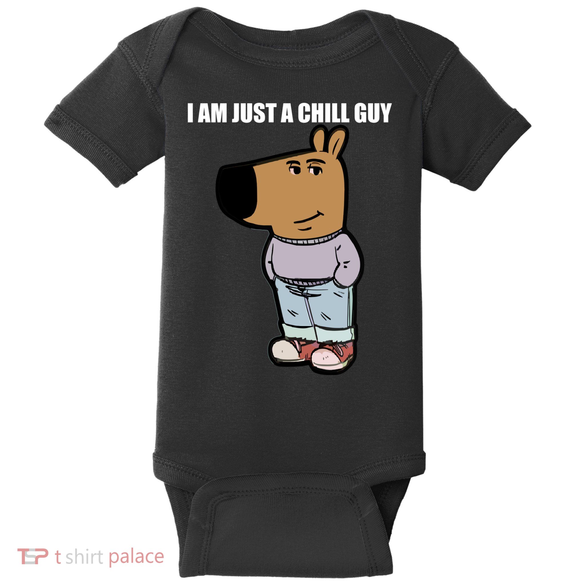 Chill Guy Baby Bodysuit