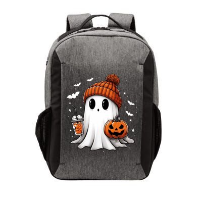 Cute Ghost Ing Coffee Halloween Ghost Ice Coffee Gift Vector Backpack