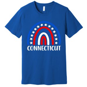 Connecticut Gift I Love Connecticut Usa Funny Gift Premium T-Shirt