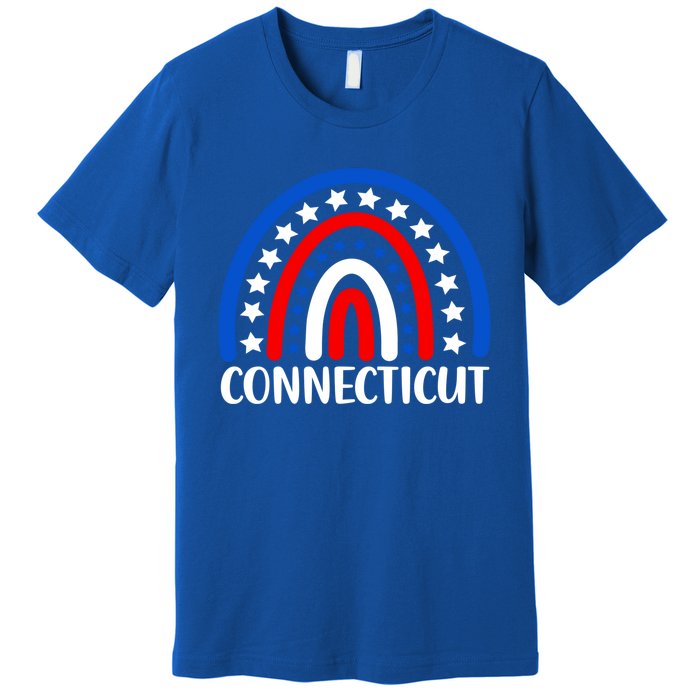 Connecticut Gift I Love Connecticut Usa Funny Gift Premium T-Shirt