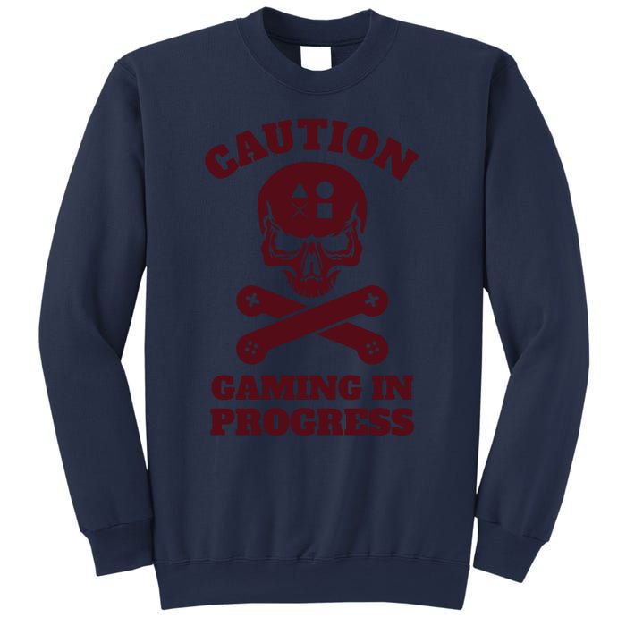 Caution Gaming In Progress Sweatshirt