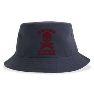 Caution Gaming In Progress Sustainable Bucket Hat