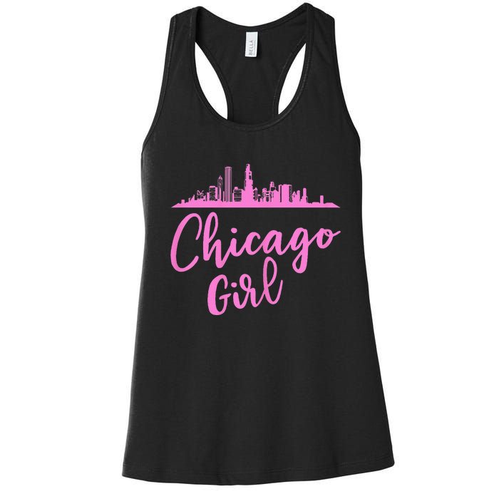 Chicago Girl Illinois State Women's Racerback Tank