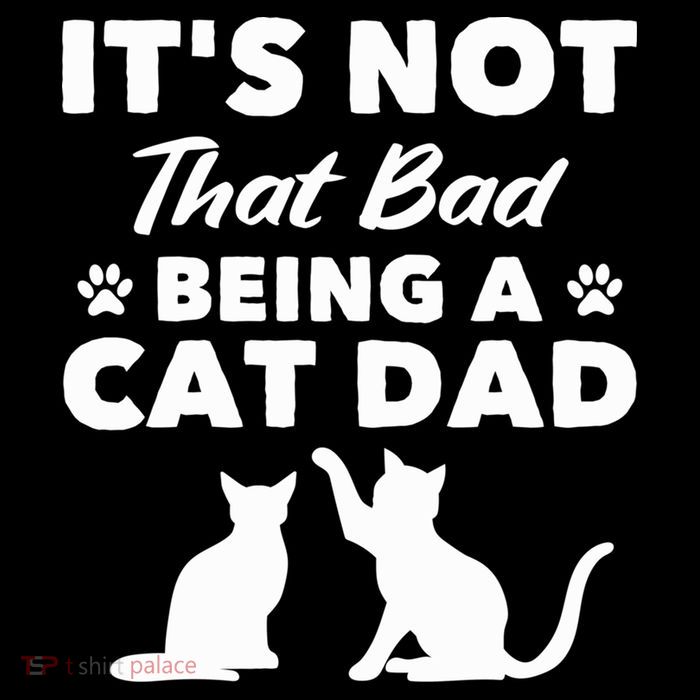 Cat Grandpa Its Not That Bad Being A Cat Dad Cat Daddy Gift Backpack