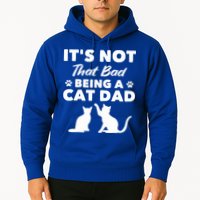 Cat Grandpa Its Not That Bad Being A Cat Dad Cat Daddy Gift Hoodie