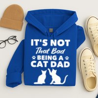 Cat Grandpa Its Not That Bad Being A Cat Dad Cat Daddy Gift Hoodie