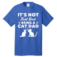 Cat Grandpa Its Not That Bad Being A Cat Dad Cat Daddy Gift Tall T-Shirt