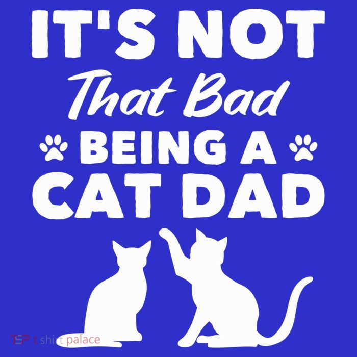 Cat Grandpa Its Not That Bad Being A Cat Dad Cat Daddy Gift Tall T-Shirt