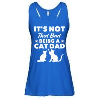 Cat Grandpa Its Not That Bad Being A Cat Dad Cat Daddy Gift Ladies Essential Flowy Tank