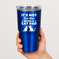 Cat Grandpa Its Not That Bad Being A Cat Dad Cat Daddy Gift Tumbler