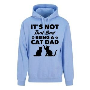 Cat Grandpa Its Not That Bad Being A Cat Dad Cat Daddy Gift Unisex Surf Hoodie