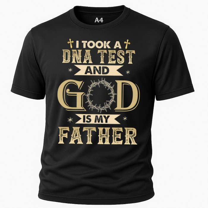 Christian Gift I Took A DNA Test and God Is My Father Cooling Performance Crew T-Shirt