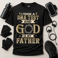 Christian Gift I Took A DNA Test and God Is My Father Cooling Performance Crew T-Shirt
