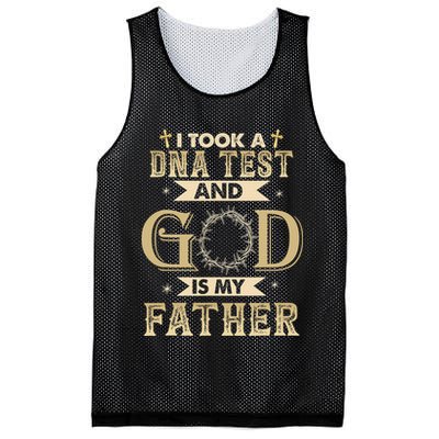 Christian Gift I Took A DNA Test and God Is My Father Mesh Reversible Basketball Jersey Tank