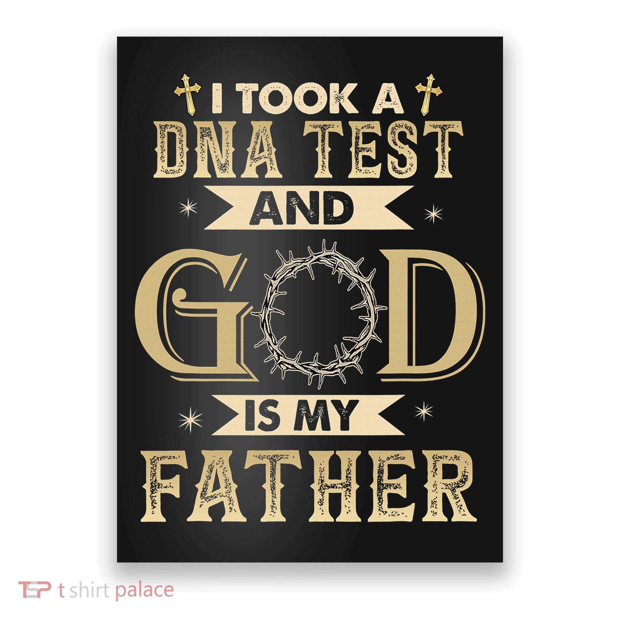 Christian Gift I Took A DNA Test and God Is My Father Poster